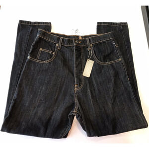 LF Stores Womens ERA of CHAOS Size 26 MICHAEL HIGH RISE BUTTONFLY Dark JEANS